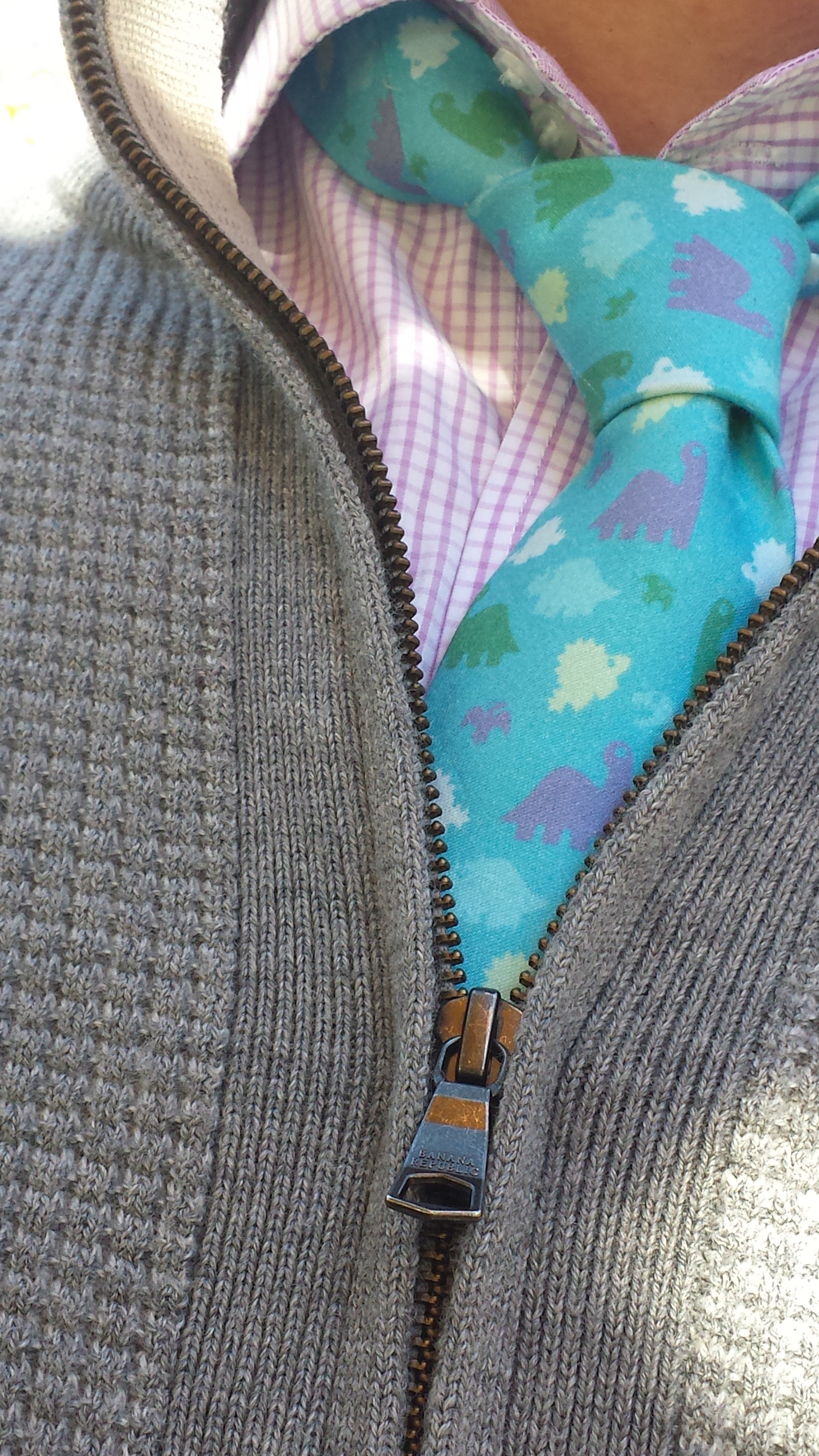 Tie and sweater