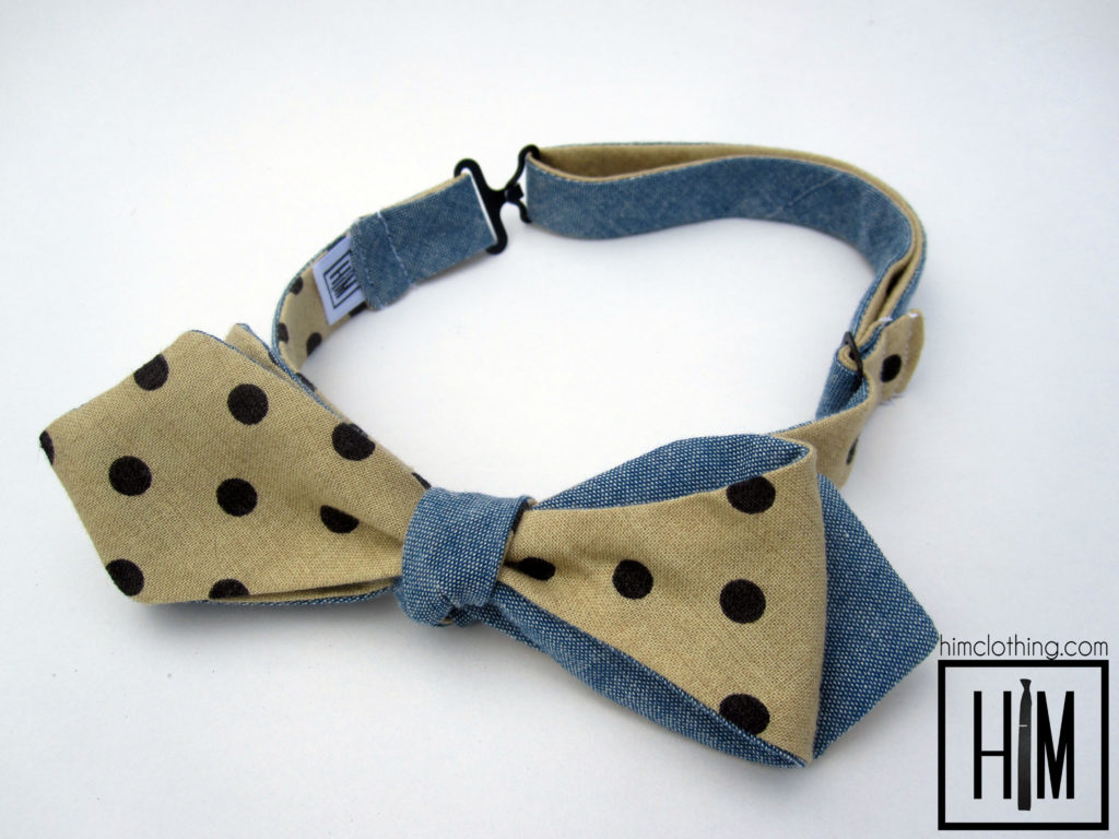 HIM Clothing - Taches Bleus Bow Tie