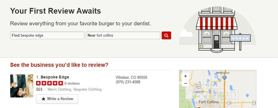 your first review