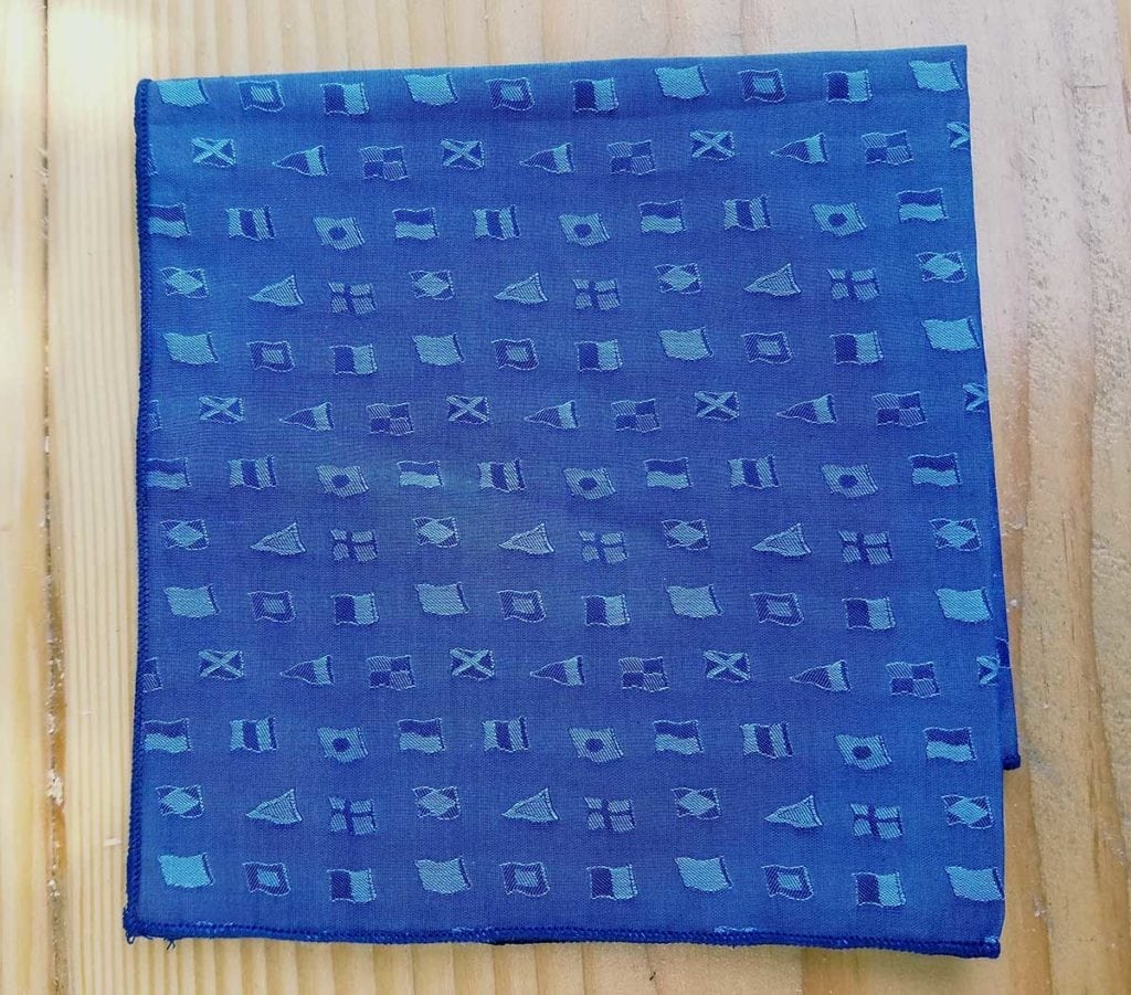 nautical summer pocket squares