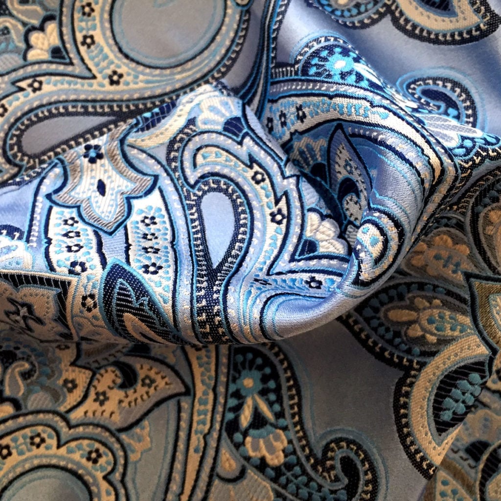 paisley pocket square