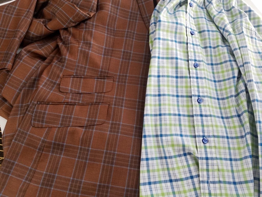 pattern matching is often a sign of a custom suit