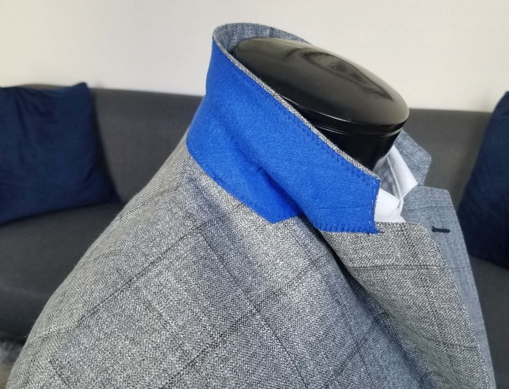how to buy a sportcoat and a fun felt collar on it