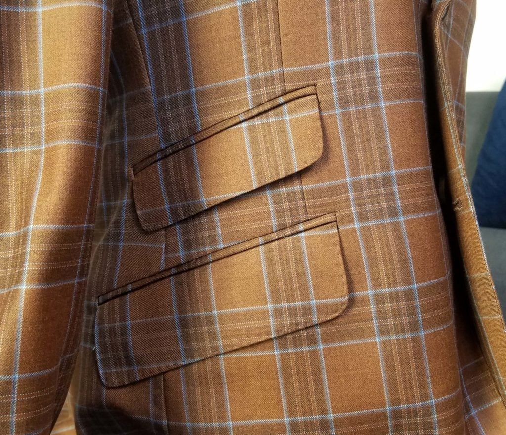 buying a fall sportcoat and flap pockets