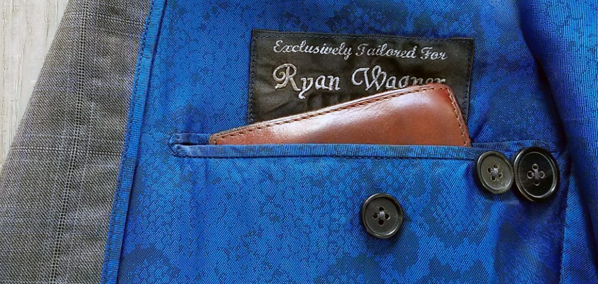 Your wallet is a textbook example of what to keep in your suit pockets