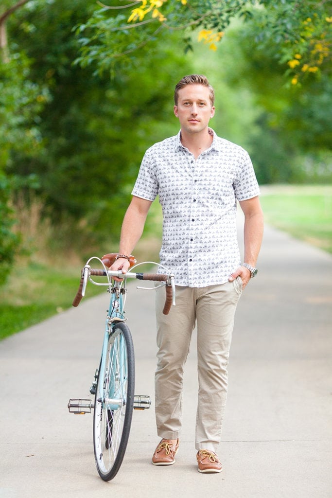 short sleeve dress shirt for summer in Denver