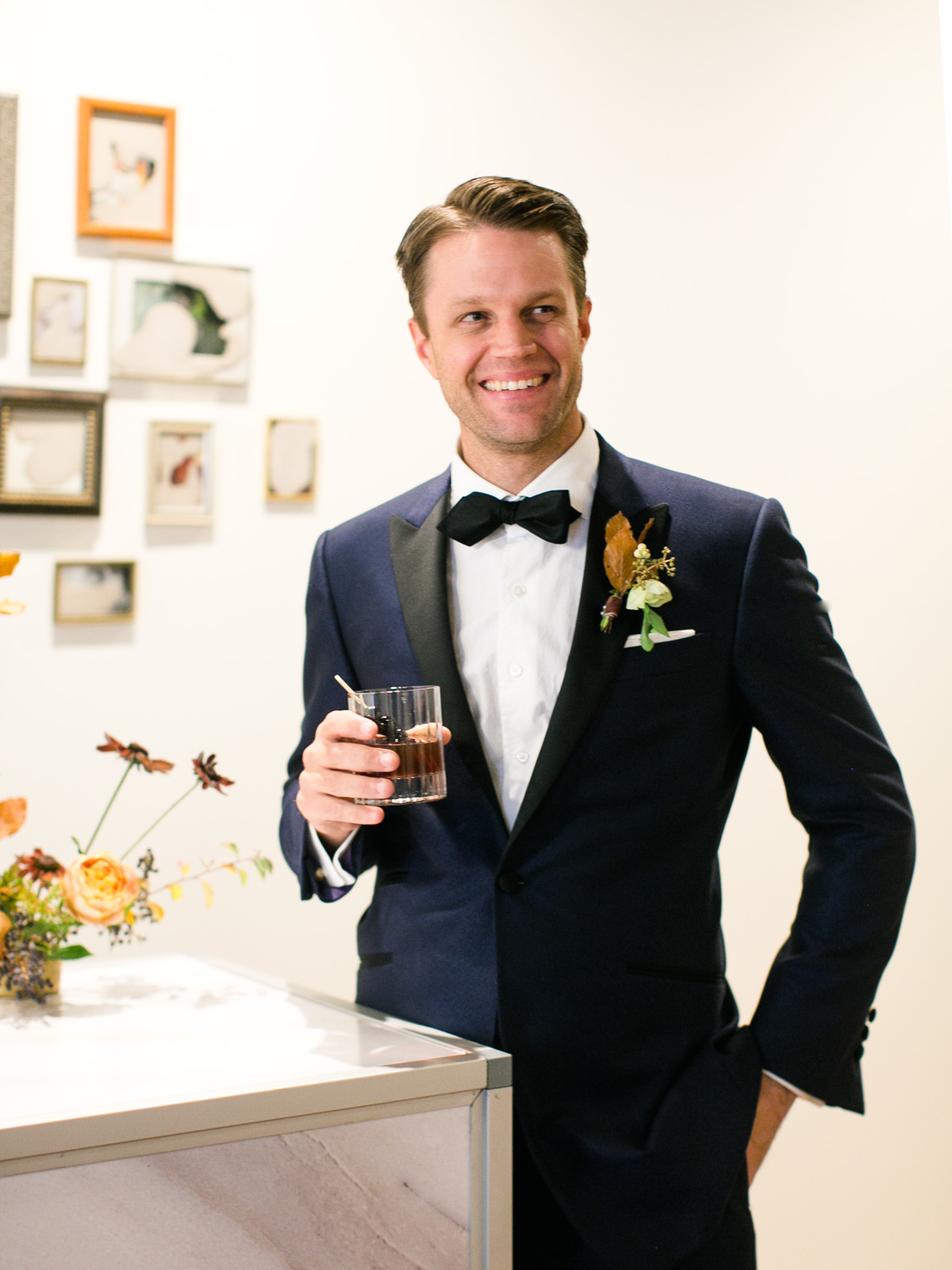 an example of black tie menswear