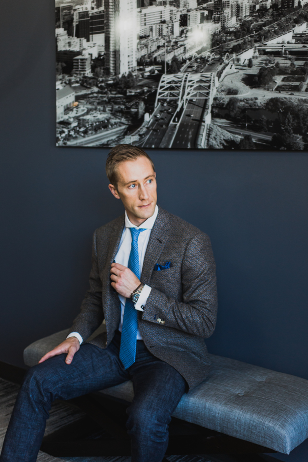 A textured fall sportcoat