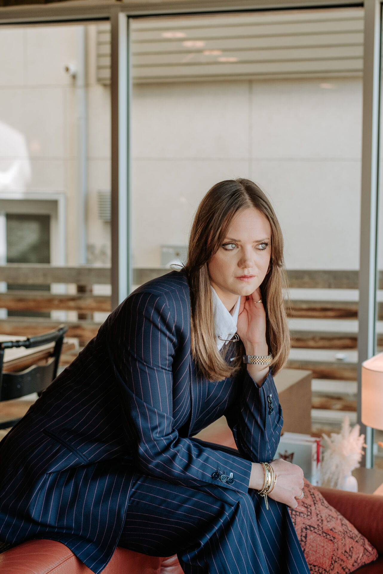 Woman in business suit