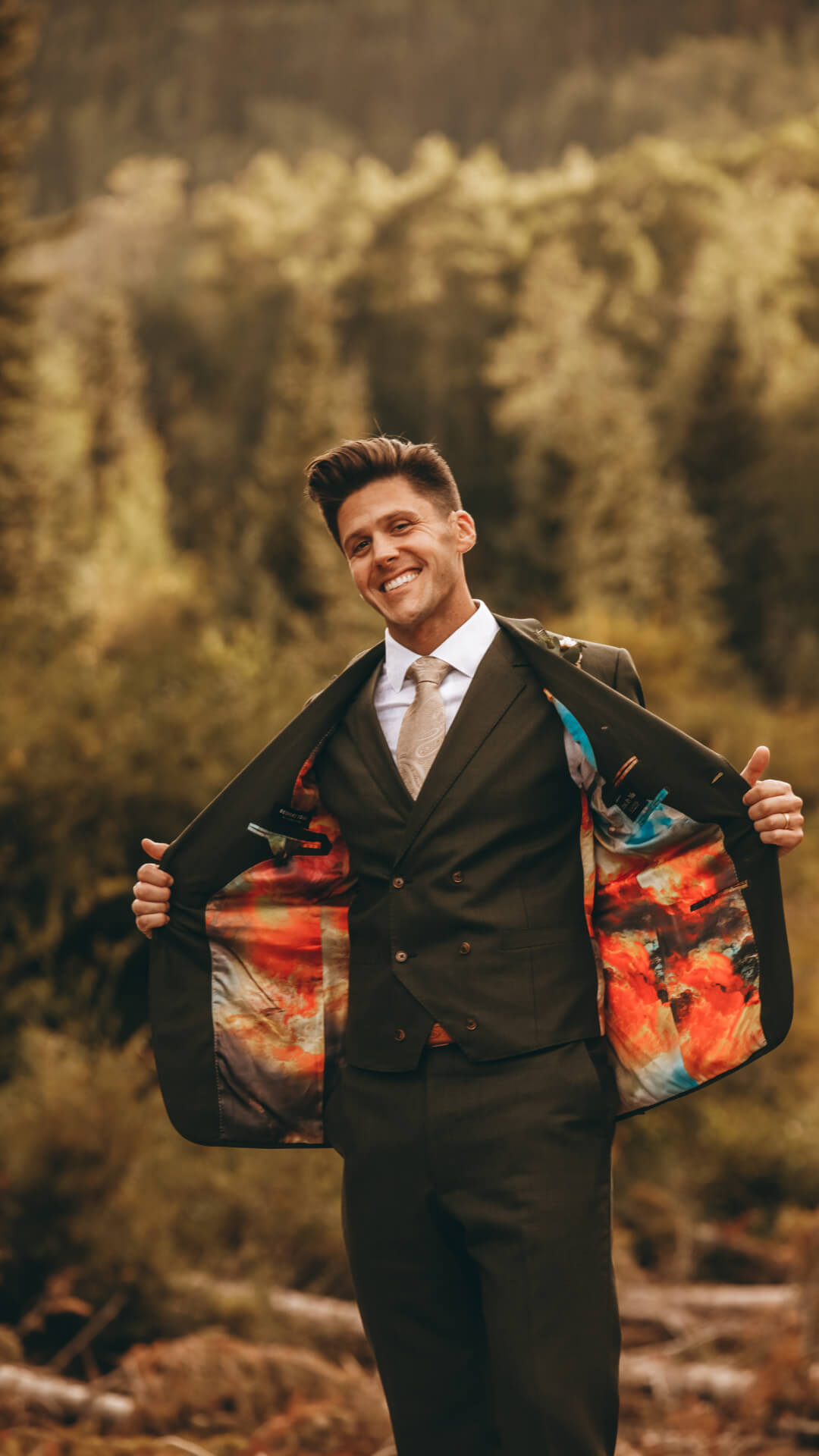 Custom suit lining