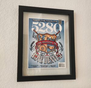 5280 Magazine Top of the Town award issue, for Bespoke Edge